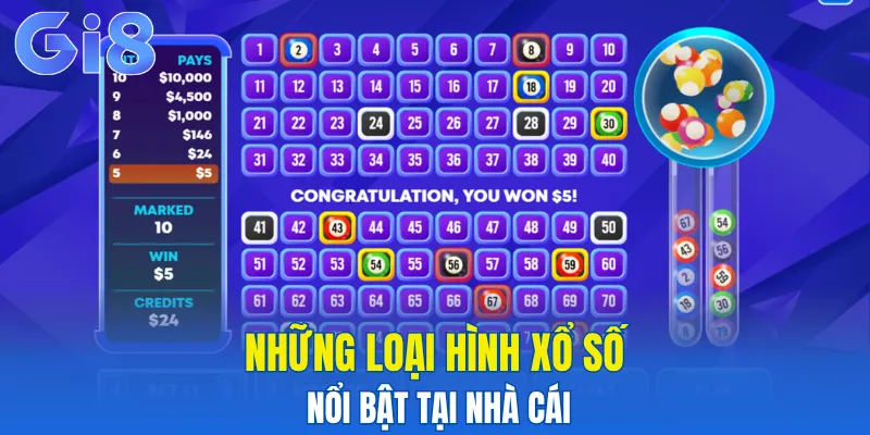 Những loại hình xổ số nổi bật tại nhà cái