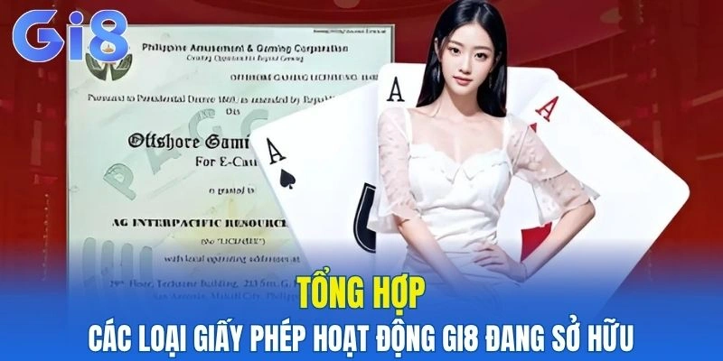 Tổng hợp các loại giấy phép hoạt động nhà cái đang sở hữu