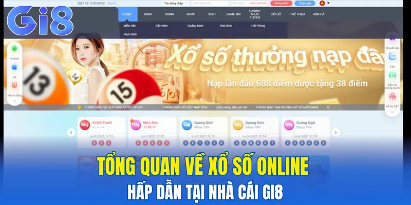 Tổng quan về xổ số online hấp dẫn tại nhà cái Gi8